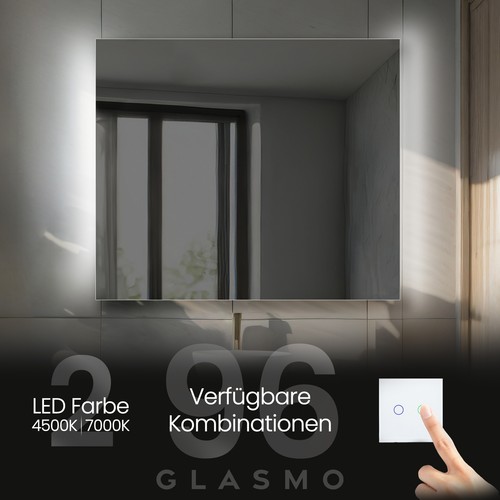 Badspiegel mit led - led, beleuchtung
