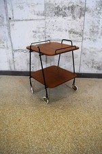 50er 60er Jahre Teak Servierwagen, Beistelltisch, Hausbar.