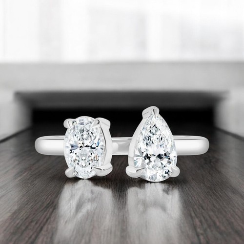 Diamantring 14k goldschliff - 14k,