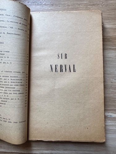 Sur nerval südhefte 1948 - sur,