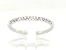 Brillant Memory Ring 585 Weißgold 14Kt 19 Brillanten 0,10ct Top Wesselton
