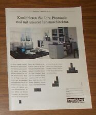 Seltene Werbung INTERLÜBKE Kommoden - Kombinieren Sie Ihre Phantasie 1989