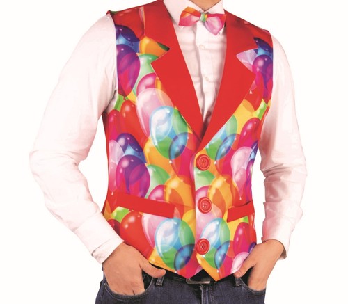 Herren weste clown zirkus - weste,
