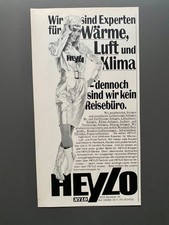 Heylo Sarstedt Experten für Wärme Luft Klima 1968 Vintage Ad Werbung Reklame