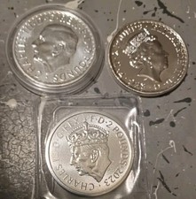 3 Stk 1 Oz Silbermünze - 999