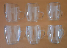 DDR: Jenaer Glas, Schott & Gen, 6 Teegläser, 8 cm hoch (wie neu)