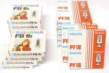Posten mit 170 Blitzbirnen Philips PF1B und Sylvania FB1B in Originalverpackung