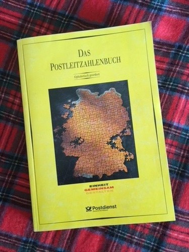 Das große postleitzahlenbuch - große,