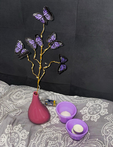 Schmetterlingszweige deko set - schmetterlingszweige, deko-set
