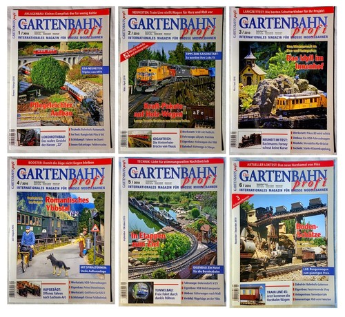 Der gartenbahn profi jahrgang - gartenbahn,