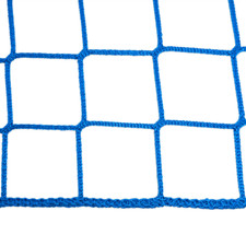 Seitenschutznetz 2x5m blau Dachdeckerfangnetz Fangnetz Anhängernetz Gerüstnetz