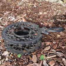 Massives Gusseisen Stövchen Teestövchen Warmer calentador de latón теплее