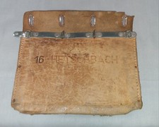 Alte Ledertasche, Geldtasche, Post 1960 ( Hetschbach 16 )  A 1204