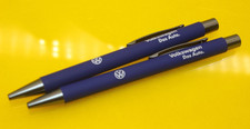 Volkswagen Kugelschreiber 2 Stk Neu Das Auto VW Ballpoint Pen Golf Passat Tayron