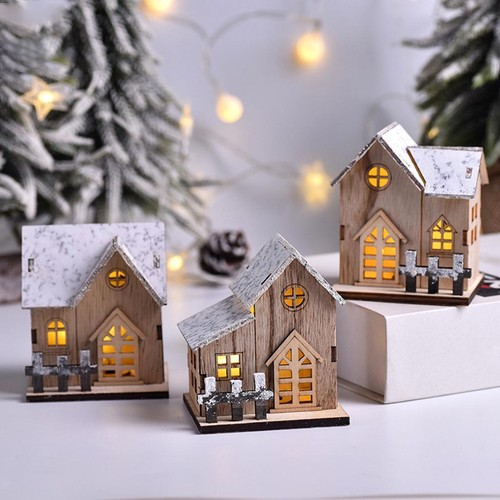 Weihnachtsdekoration holzhaus - weihnachtsdekoration,