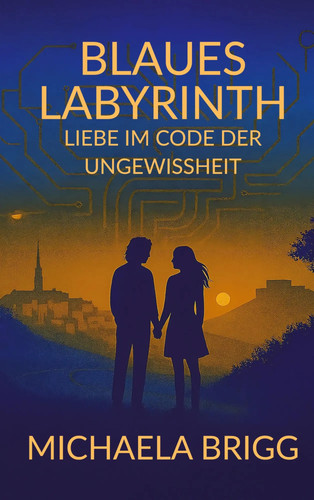 Blaues labyrinth liebe - blaues, |