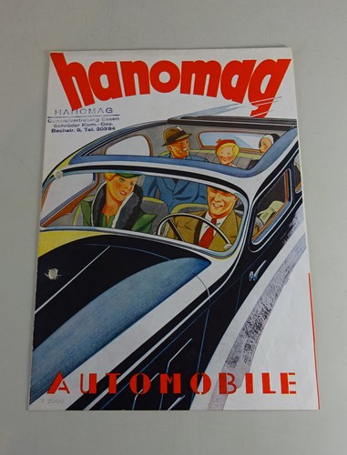 Prospekt broschüre hanomag - broschüre,