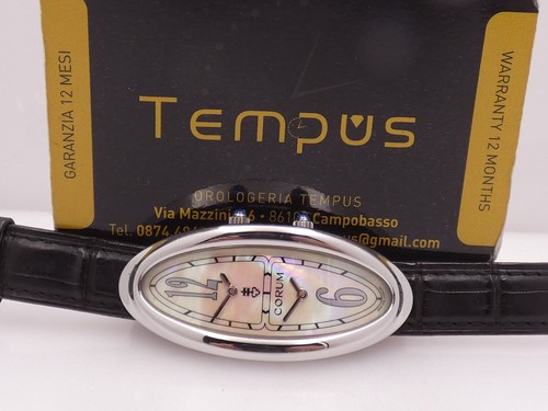 Corum oval time mop - bi-time, dial