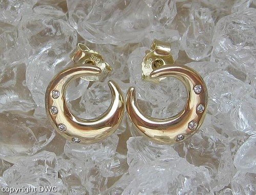 Ohrstecker mit diamanten - ohrstecker,