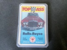 Quartett Spielkarten Kartenspiel ASS 3036/2 Rolls-Royce Edle Autos
