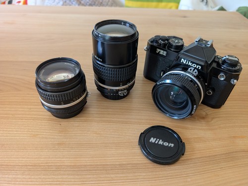 Nikon fe2 set - set, +