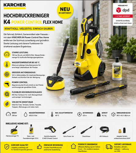 Kärcher power control - kärcher, k4