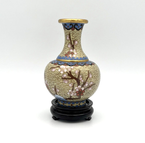 Vintage cloisonné vase - vase, china