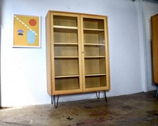 60er Bornhold Vintage Vitrine Schrank Kommode Bücherschrank Mid Century Retro