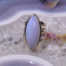 Chalcedon Ring, 925er Silber