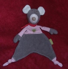 Sigikid Schmusetuch Maus grau