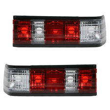 Rückleuchten Klarglas Set für Mercedes 190 W201 Bj. 83-93 Rot/Chrom