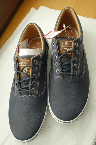 Sneaker leder dunkelblau - sneaker,