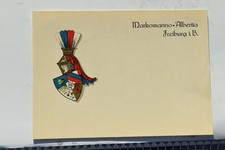 Litho Studentika Turnerschaft Markomanno Albertia Freiburg Breisgau