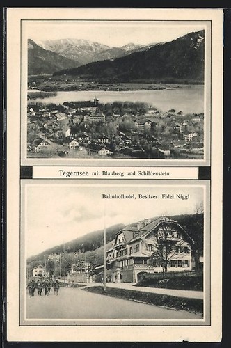 Tegernsee bahnhofhotel - ak,