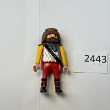 Playmobil Drachenritter Rot Gelb Schuppen mit Bart Figur Ritter Knappe P-2443
