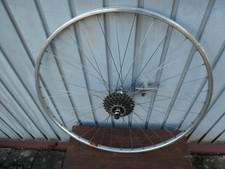 Mavic Module E Argent Rennrad Laufrad Hinterrad Drahtreifen 6fach Spidel Nabe