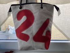 UNIKAT HANDGEMACHT SEGELTUCH TASCHE MARITIM NEU FRANCE