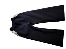 Softshellhose, blau Blumen