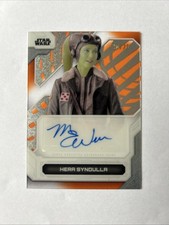 Hera Syndulla Auto 20/25 Topps Star Wars