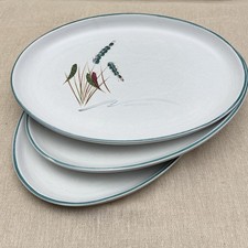 Denby Greenwheat ovale Teller