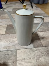 ☕ Seltmann Weiden Bavaria – Kaffeekanne „Monika“ Vintage Porzellan mit Goldrand
