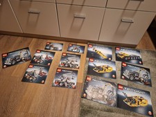 Konvolut an Lego Technik Bauanleitungen.
