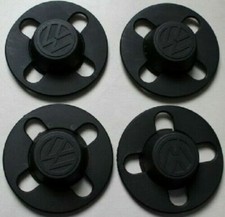 VW Felgen Deckel Naben Golf 1 2 Corrado GTI Stahlfelgen Kunststoff 4 Stück VAG