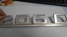 Schriftzug Mercedes 206 D gebraucht