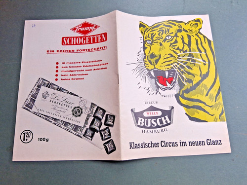 1964 programm circus willy - 1964,