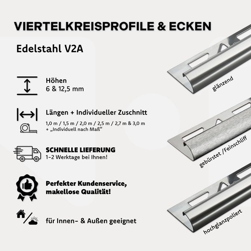 Fliesenschiene edelstahl - fliesenschiene,