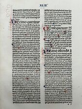 Inkunabel Richardus de Mediavilla Venedig 1477 Kommentare zu Sentenzen Lombardus