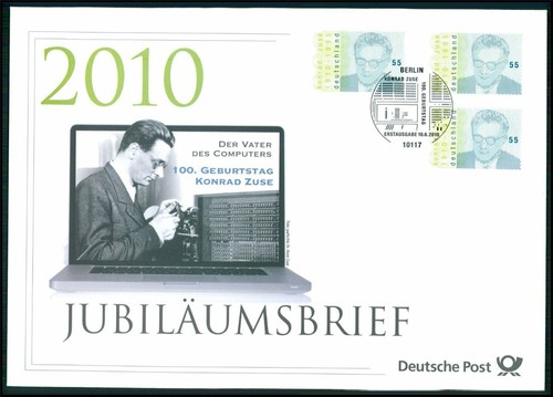 Deutsche post jubiläums fdc - post, jubilÄums-fdc