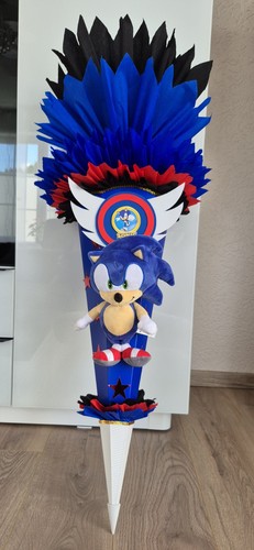 Schultüte zuckertüte sonic - zuckertüte,
