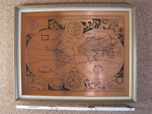 Historische weltkarte 1626 - historische,